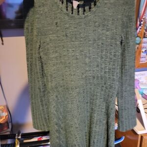 Elegant Green Women's Dress